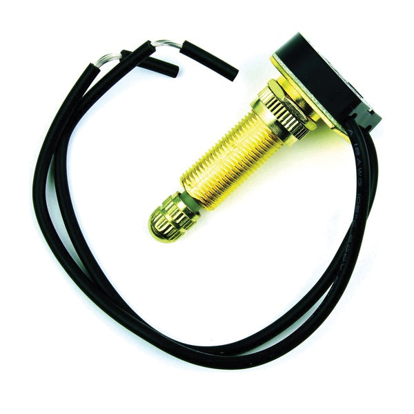 Jandorf 61220 Single Circuit Rotary Switch, 1 A, 125 V, SPST, Brass