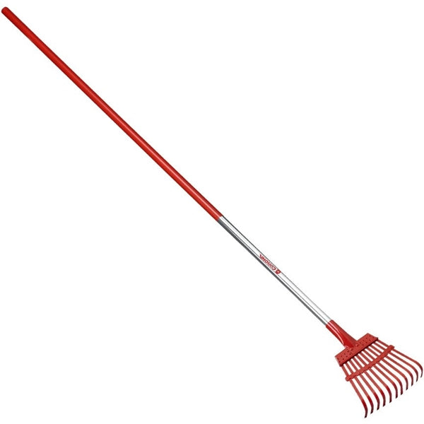 CORONA RK 62060 Shrub Rake, 11 -Tine, Steel Tine, Metal Handle, Comfort-Grip Handle, 54 in L Handle