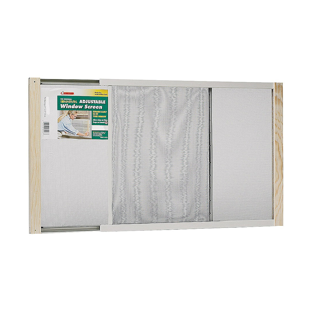 Frost King W.B. Marvin AWS1537 Window Screen, 15 in L, 21 to 37 in W, Aluminum