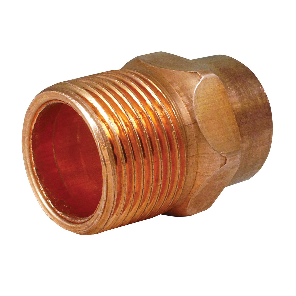 EPC 104 Series 30342 Pipe Adapter, 1 in, Sweat x MNPT, Copper