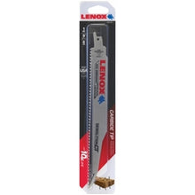 Load image into Gallery viewer, Lenox Demolition CT 1832143 Reciprocating Saw Blade, 1 in W, 9 in L, 6 TPI, Carbide Cutting Edge
