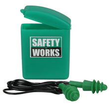 Load image into Gallery viewer, SAFETY WORKS SWX00353 Ear Plugs, 23 dB NRR, Rubber Ear Plug
