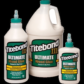 Titebond III 1415 Wood Glue, Brown, 1 qt Bottle