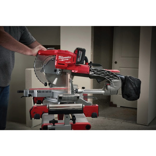 Milwaukee 2734-21HD Compound Miter Saw Kit, Battery, 10 in Dia Blade, 4000 rpm Speed, 45 deg Max Miter Angle