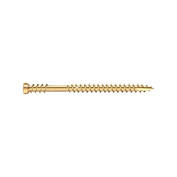 GRK Fasteners RT Series 16077 Screw, #8 Thread, 2 in L, Reverse Thread, Trim Head, Star Drive, Steel, 725 PAIL