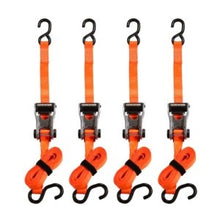 Load image into Gallery viewer, SmartStrap 349 Tie-Down, 1-1/4 in W, 14 ft L, Polyester, Orange, 1000 lb, S-Hook End Fitting, Steel End Fitting
