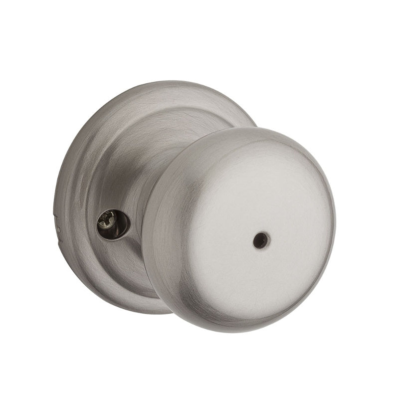 Kwikset Signature Series 730H15RCLRCSBX Privacy Door Knob, Satin Nickel