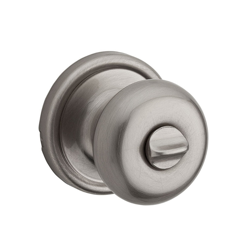 Kwikset Signature Series 730H156ALRCSBX Privacy Door Knob, Satin Nickel