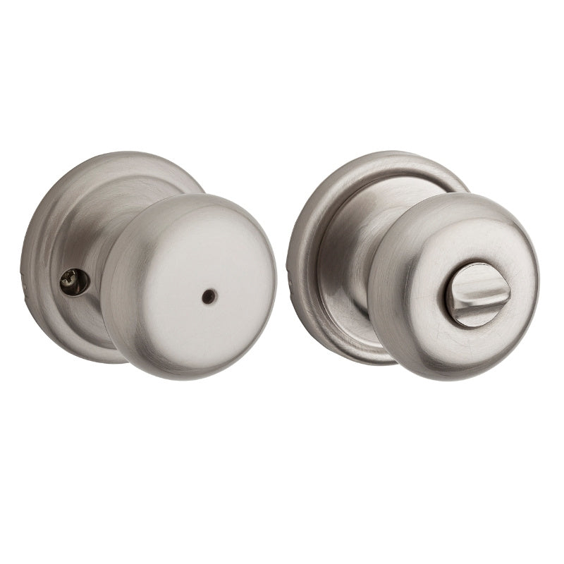 Kwikset Signature Series 730H156ALRCSBX Privacy Door Knob, Satin Nickel