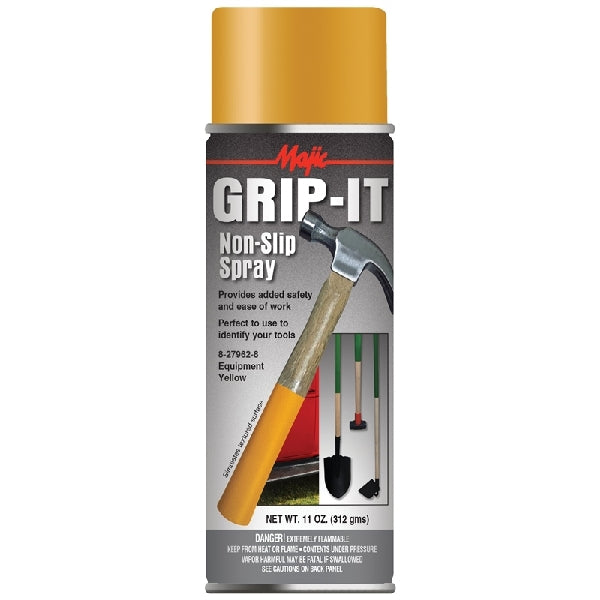 Majic Paints 8-27962-8 Non-Slip Spray, Equipment Yellow, 11 oz, Aerosol Can