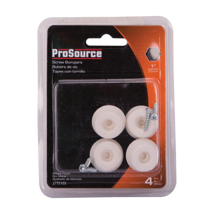 Prosource FE-S519-PS Furniture Bumper Pad, 1 in, Dome, Rubber