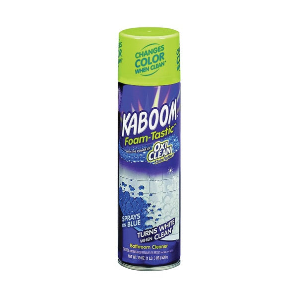 KABOOM Foam-Tastic 35270 Bathroom Cleaner, 19 oz, Liquid, Citrus, Dark Blue
