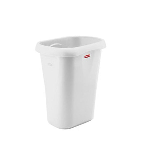 Rubbermaid 5L51 FG5L5100WHT Waste Basket, 12 qt Capacity, Plastic, White, 11.8 in H