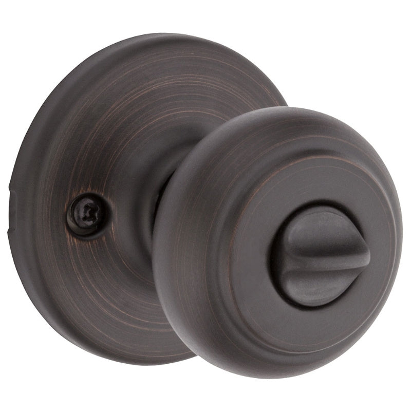 Kwikset 400CV 11P RCAL RC Keyed Entry Knob, Metal, Venetian Bronze