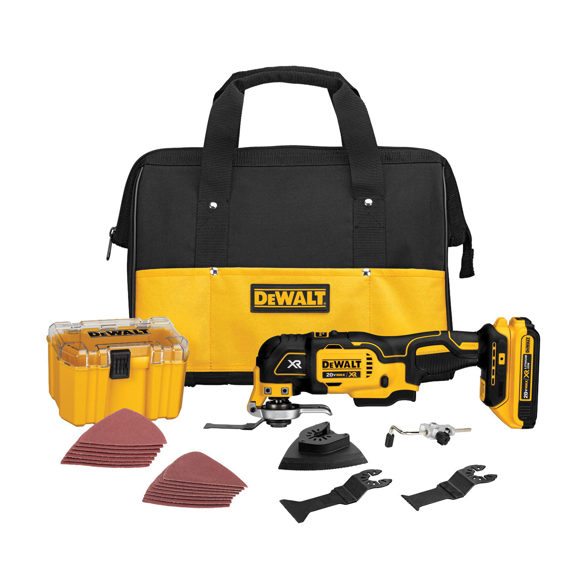 DeWALT DCS355D1 20V Max XR Cordless Oscillating Multi-Tool Kit