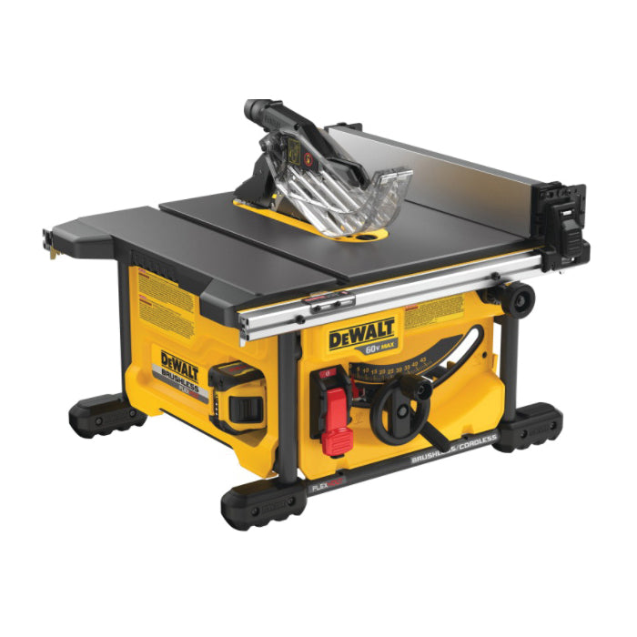 DeWALT FLEXVOLT DCS7485T1 Table Saw, 60 VDC, 8-1/4 in Dia Blade, 5/8 in Arbor, 24 in Rip Capacity Right