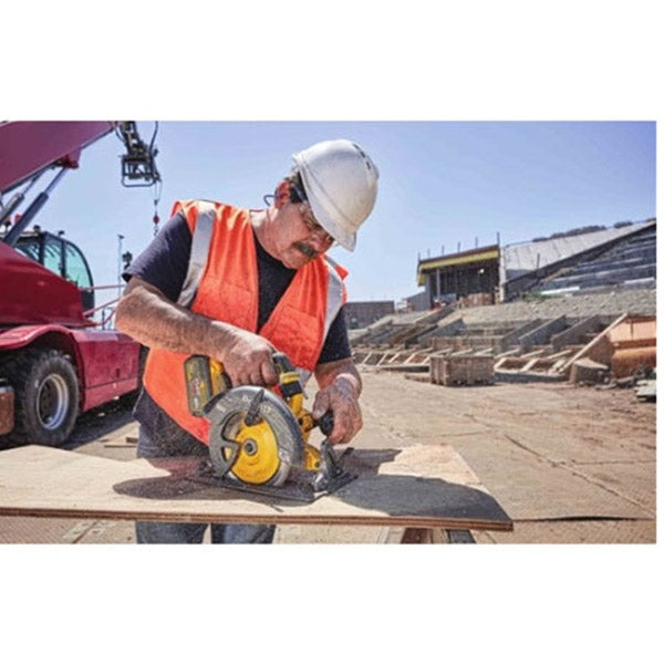 DeWALT FLEXVOLT DCS575B Circular Saw with Brake Bare, 60 V Battery, 7-1/4 in Dia Blade, 57 deg Bevel (BARE TOOL - No Battery Included)