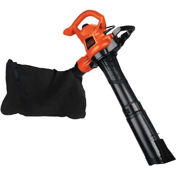 Black+Decker BV3600 Blower/Vacuum/Mulcher, 12 A, 180/230 mph Air, Black