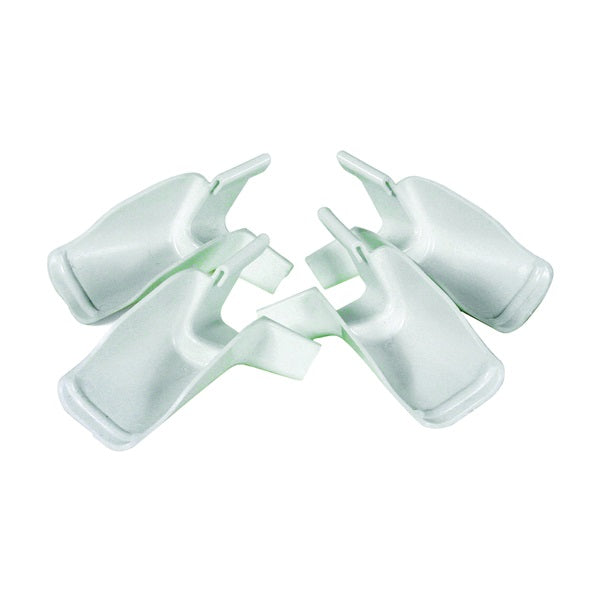 CAMCO 42123 Gutter Extension, Nylon/Plastic, White