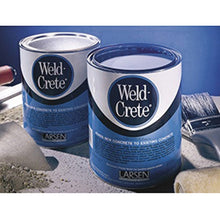Load image into Gallery viewer, Larsen Weld-Crete WCG04 Bonding Agent, Liquid, Low to Slight Acetic, Blue, 1 gal Pail
