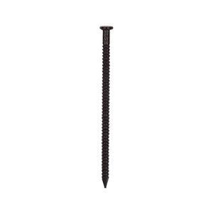 ProSource NTP-083-PS Panel Nail, 15D, 1-5/8 in L, Steel, Painted, Flat Head, Ring Shank, Black, 171 lb