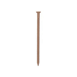 ProSource NTP-088-PS Panel Nail, 15D, 1-5/8 in L, Steel, Painted, Flat Head, Ring Shank, Oak, 171 lb