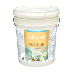 Valspar 027.0018208.008 Latex Paint, Flat, Pastel Base, 5 gal