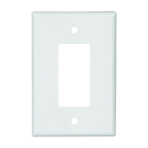 Eaton Wiring Devices 2751W-BOX Wallplate, 5-1/4 in L, 3-1/2 in W, 1 -Gang, Thermoset, White, High-Gloss