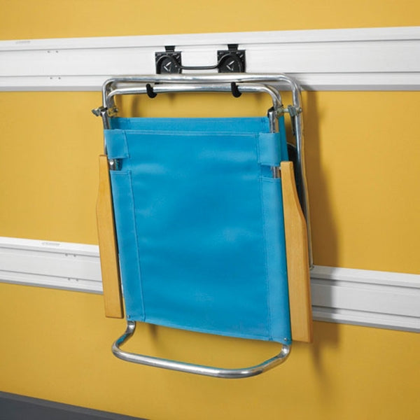 GLADIATOR GAWUXXWHRH Dual Hook, 50 lb, Steel, Granite, Powder-Coated