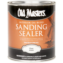 Load image into Gallery viewer, Old Masters 45001 Sanding Sealer, Clear, Liquid, 1 gal, Canister
