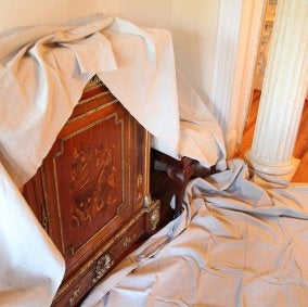 Trimaco SUPERTUFF FB1 Drop Cloth with Flannel Backing, 12 ft L, 9 ft W, Canvas