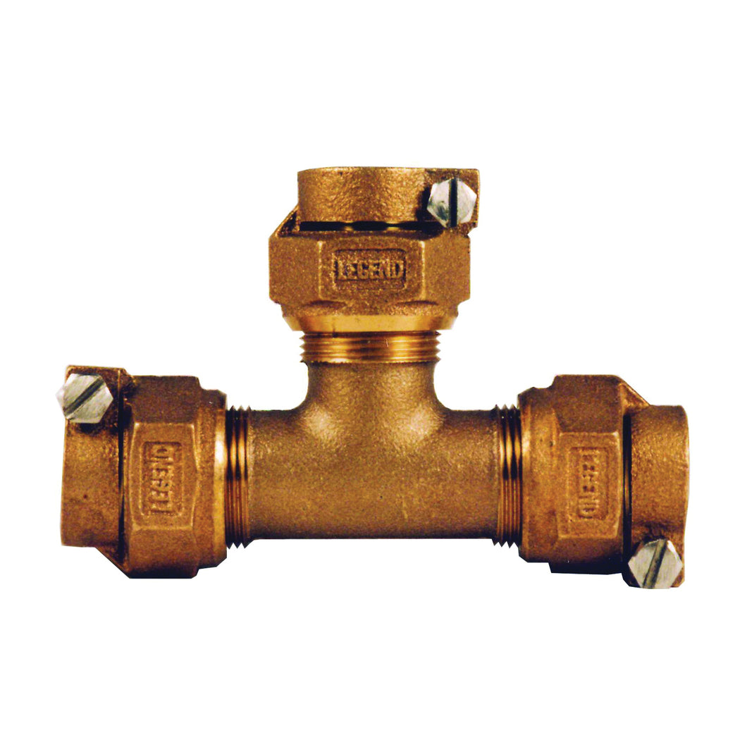 Legend T-4441NL Series 313-394NL Pipe Tee, 3/4 in, Pack Joint, Bronze, 100 psi Pressure