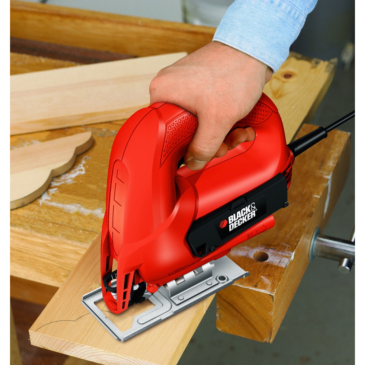 Black+Decker BDEJS300C/JS515 Jig Saw, 4.5 A, 11/16 in L Stroke, 3000 spm, 1-Speed