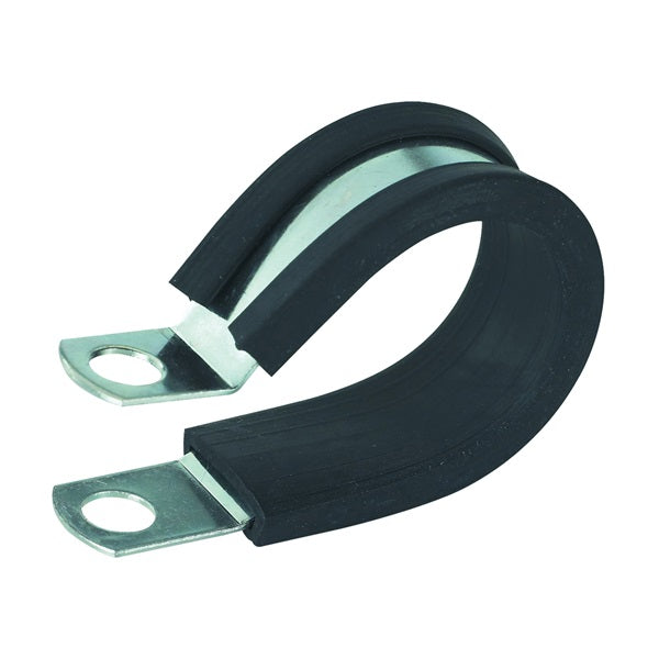 GB PPR-1575 Cable Clamp, 3/4 in Max Bundle Dia, Rubber/Steel, Black