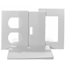 Load image into Gallery viewer, Frost King OS6H Plate Sealer, 4 in L, 2-1/2 in W, Plastic Foam, White
