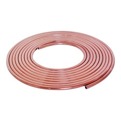 Streamline 1/4X60L Copper Tubing, 1/4 in, 60 ft L, Soft, Type L, Coil