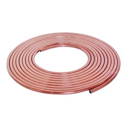 Streamline 3/8X60L Copper Tubing, 3/8 in, 60 ft L, Soft, Type L, Coil