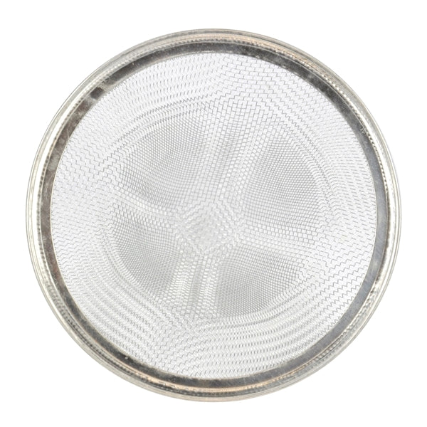 Danco 88822 Mesh Strainer, 4-1/2 in Dia, Stainless Steel, 4-1/2 in Mesh, For: 4-1/2 in Drain Opening Kitchen Sink