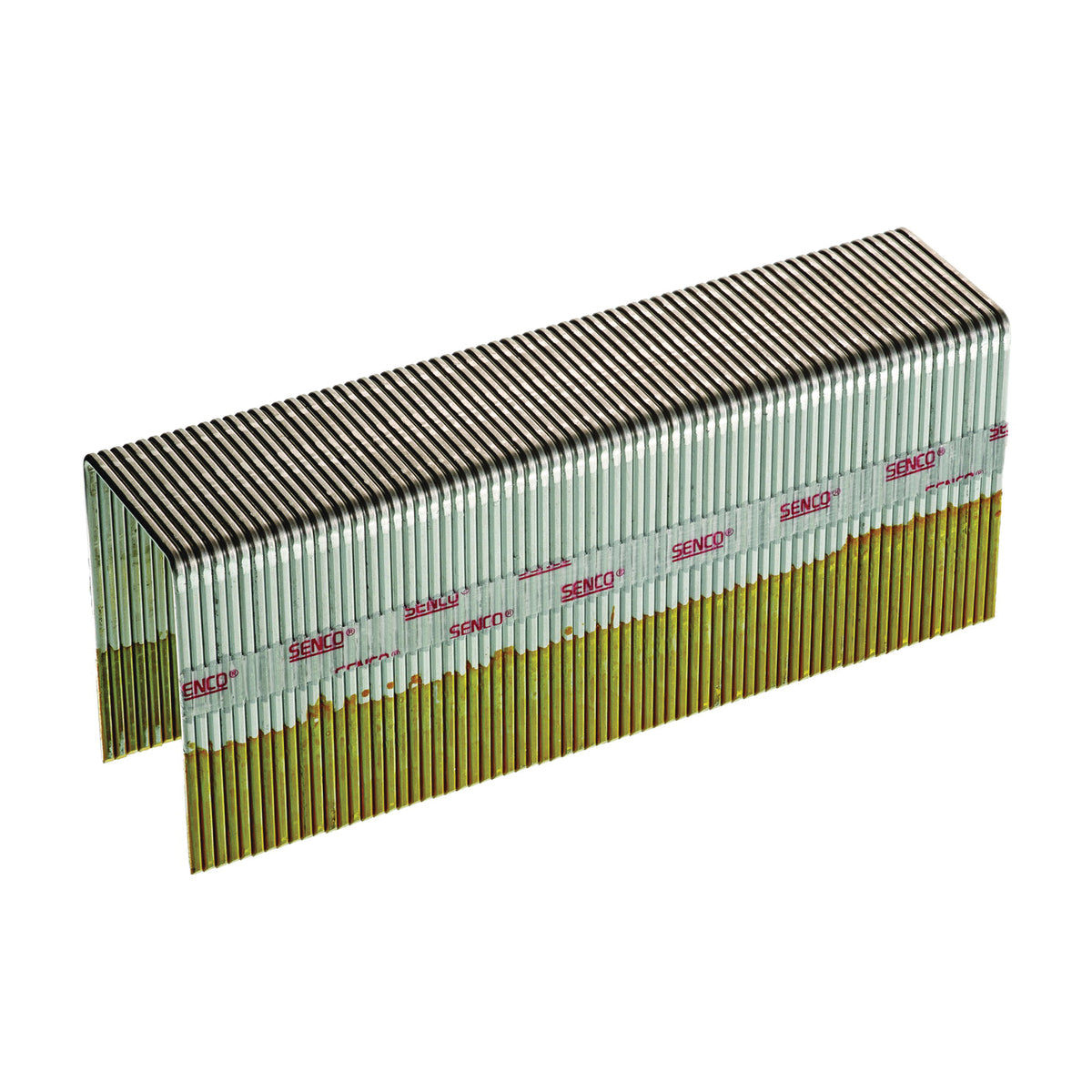 SENCO P15BAB Wire Staple, 1 in W Crown, 1-1/4 in L Leg, 16 Gauge, Galvanized Steel