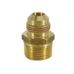 BrassCraft 293M Series FRC11-6 Flare Male Adapter, 3/8 in, OD Tube x MIP, Brass, Rough
