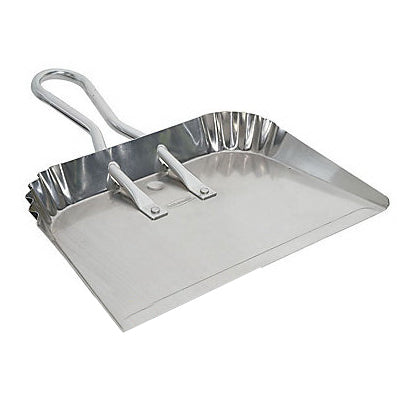 Rubbermaid Professional Plus 9W90-PR Dustpan, 17 in L, 20 in W, Aluminum, Silver