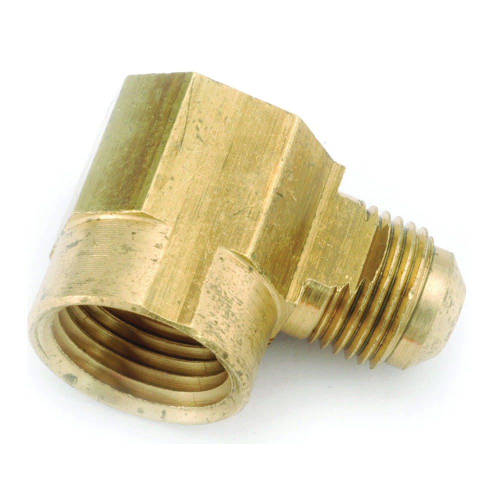 Anderson Metals 754050-0808 Tube Elbow, 1/2 in, 90 deg Angle, Brass, 750 psi Pressure