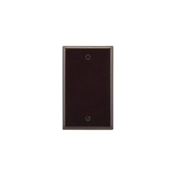 Eaton Cooper Wiring 2129 2129B-BOX Wallplate, 3-1/2 in L, 5-1/4 in W, 1/4 in Thick, 1 -Gang, Thermoset, Brown