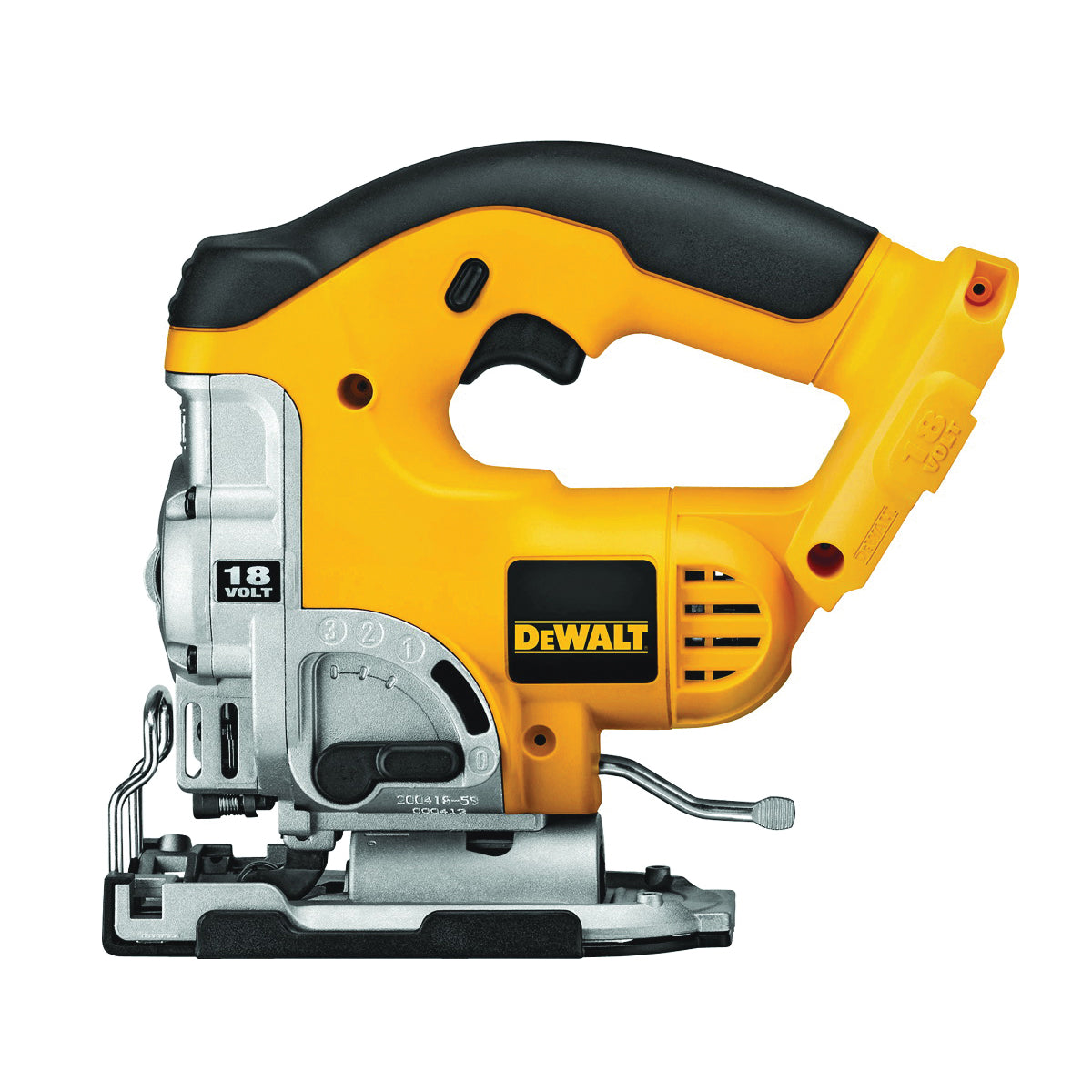 DeWALT DC330B Jig Saw, 18 V Battery, 2.4 Ah, 1 in L Stroke, 0 to 3000 spm SPM (BARE TOOL - No Battery Included)
