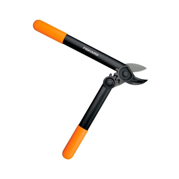 FISKARS 79726997J Power Gear Lopper, 1-1/4 in Cutting Capacity, Anvil Blade, Steel Blade, 15 in OAL