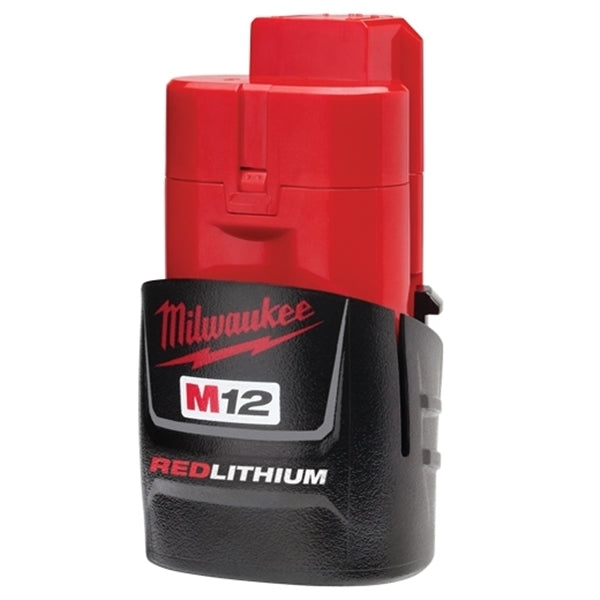 Milwaukee 48-11-2401 Compact Rechargeable Battery Pack, 12 V Battery, 1.5 Ah