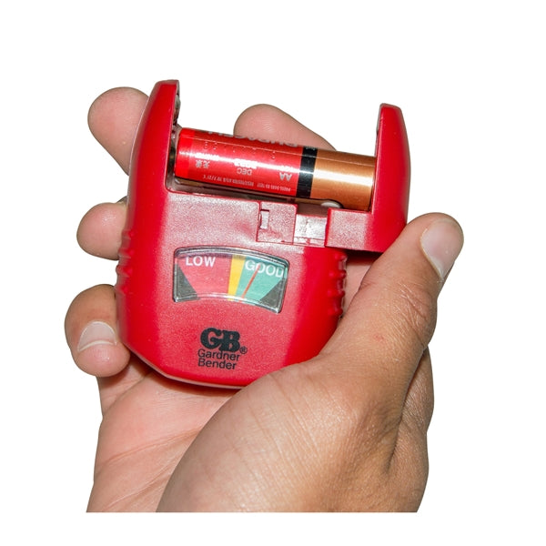 GB GBT-3502 Battery Tester, Analog Display, Red