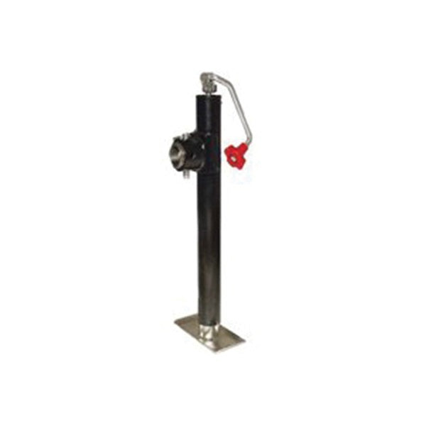 VALLEY INDUSTRIES VI-520 Trailer Jack, 2000 lb Lifting, 15-1/2 in Max Lift H, 15-1/2 in OAH