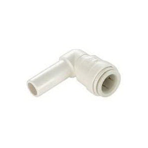 WATTS 3518-10/P-636 Tube Elbow, 1/2 in, 90 deg Angle, Plastic, Off-White, 100 psi Pressure