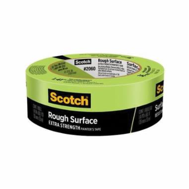 Scotch 2060-1-1/2 Masking Painter&#39;s Tape, 60.1 yd L, 1.41 in W, Paper Backing, Green